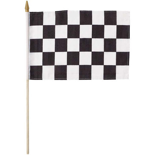 White Checker Cloth  Flag