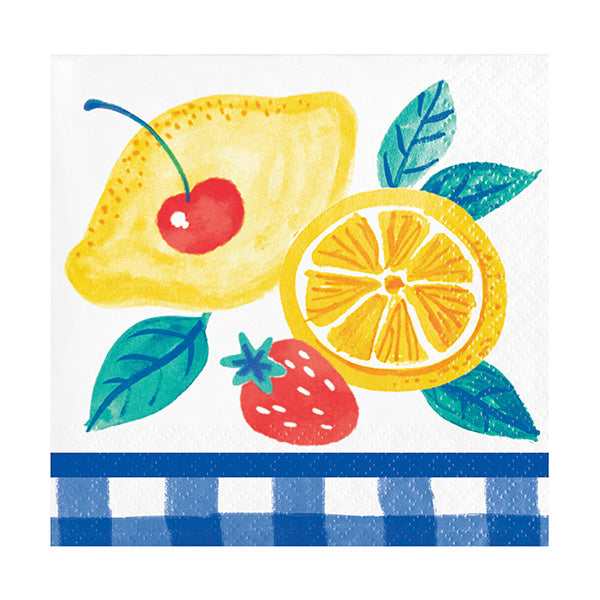 Fresh Fruit Beverage Napkins 16ct
