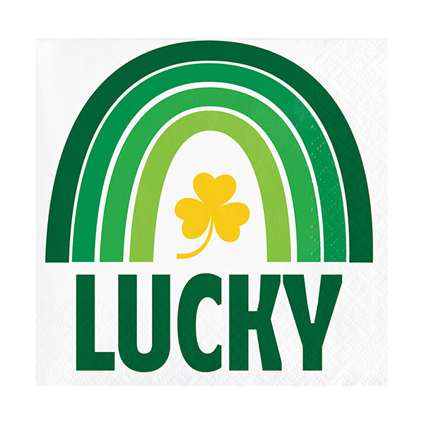 Irish Wishes Lucky Beverage Napkin 16ct