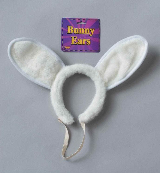 White Furry Bunny Ears