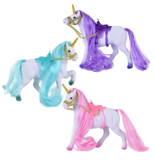 Flocked 4.5" Unicorn