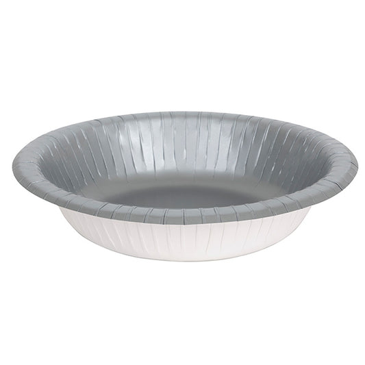 Bowl Paper 20oz Silver 20ct