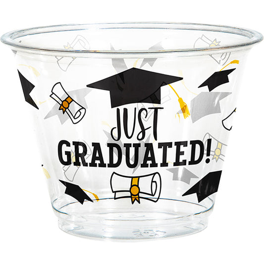Grad 9oz Plastic Tumblers 8ct