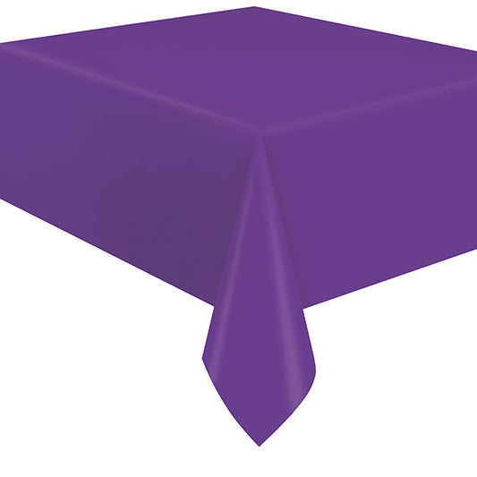 Neon Purple Flannel Backed 54 x 108in Table Cover