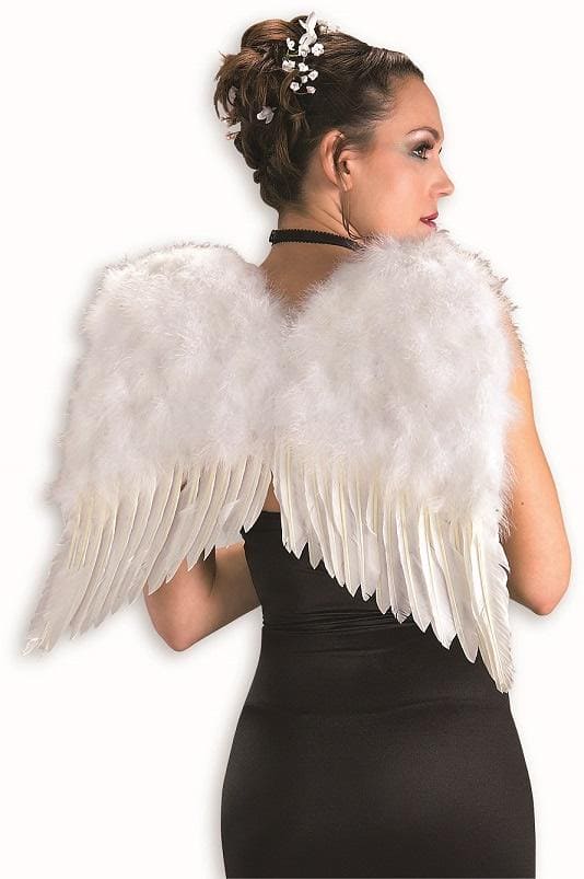 White Feather Angel Wings 22"