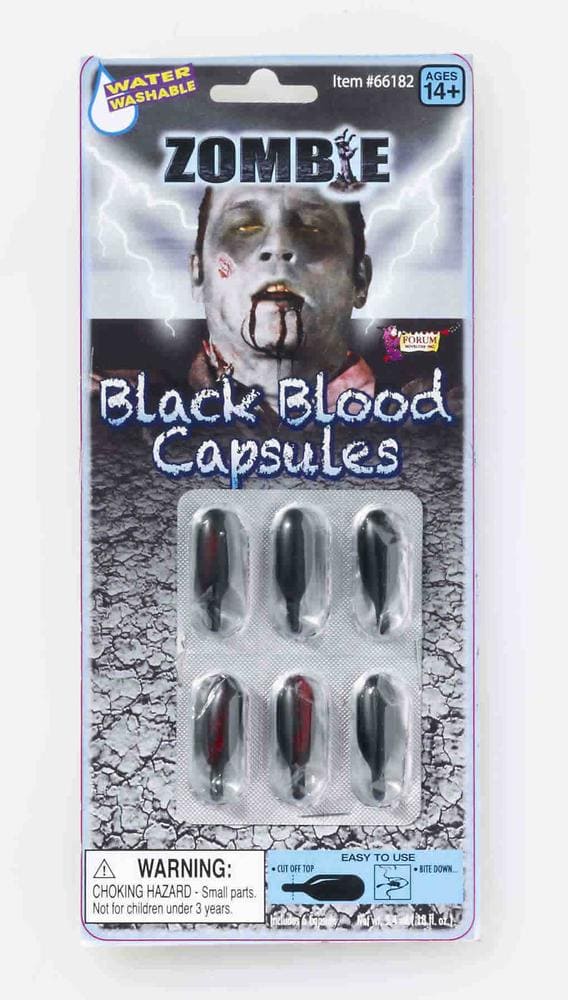 Zombie Black Blood Capsules