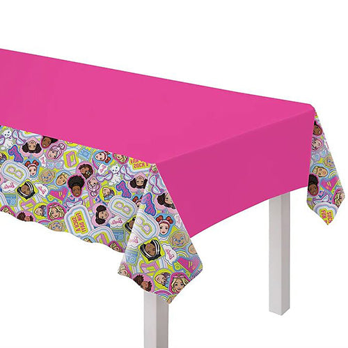 Barbie Party 54 x 96in Plastic Table Cover