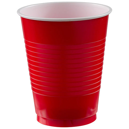 Big Pack Red 18oz Plastic Cups 50ct