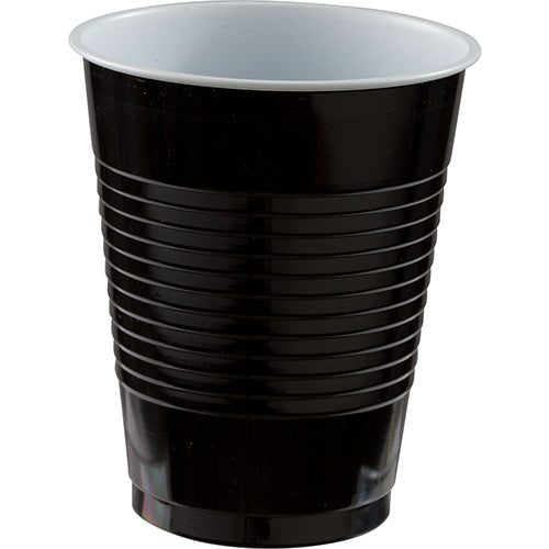 Big Pack Black 18oz Plastic Cups 50ct