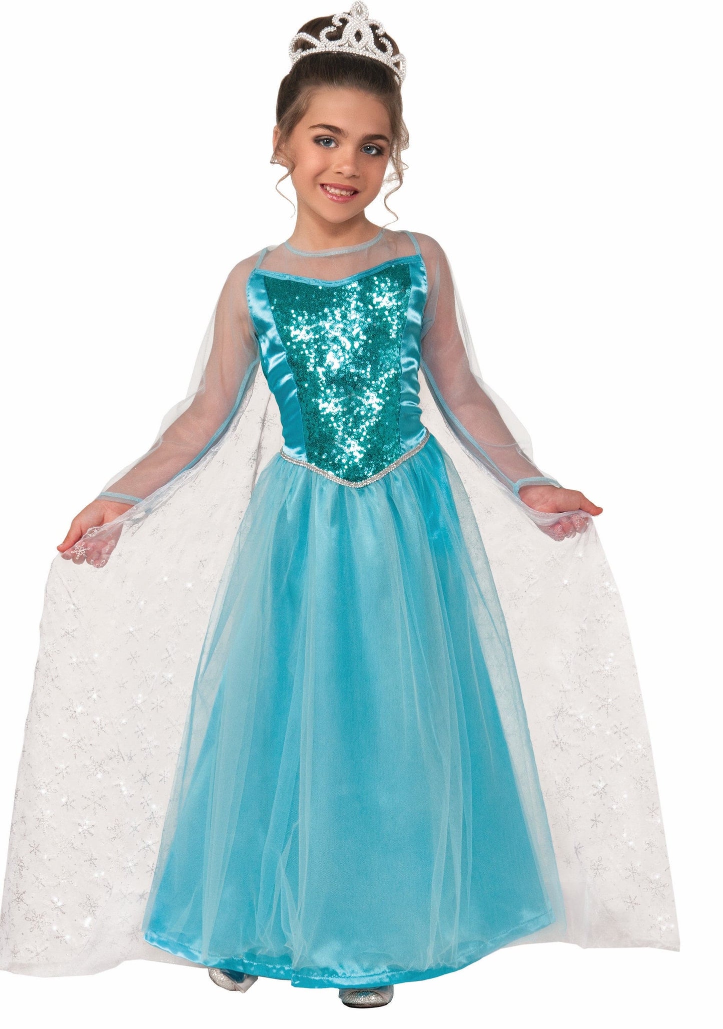 Snow Queen Krystal Princess Girls Costume