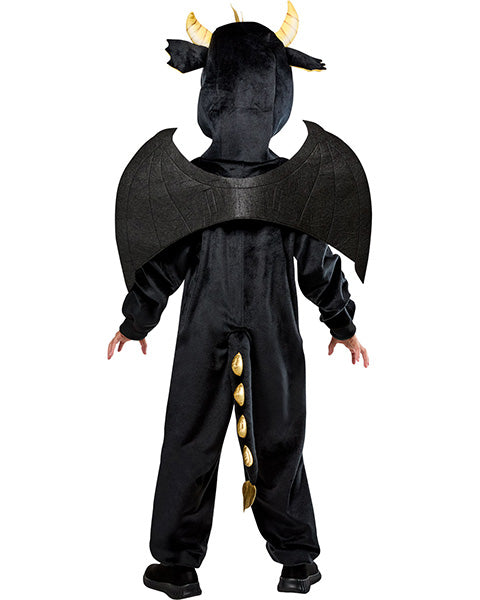Black Dragon Kids Comfy Costume