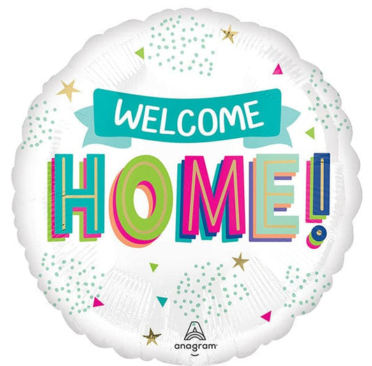 Welcome Home 18in Metallic Balloon
