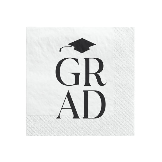 Classic Grad Beverage Napkins 16ct