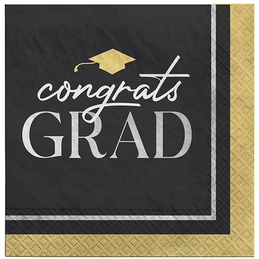 Classic Grad Luncheon Napkins 16ct