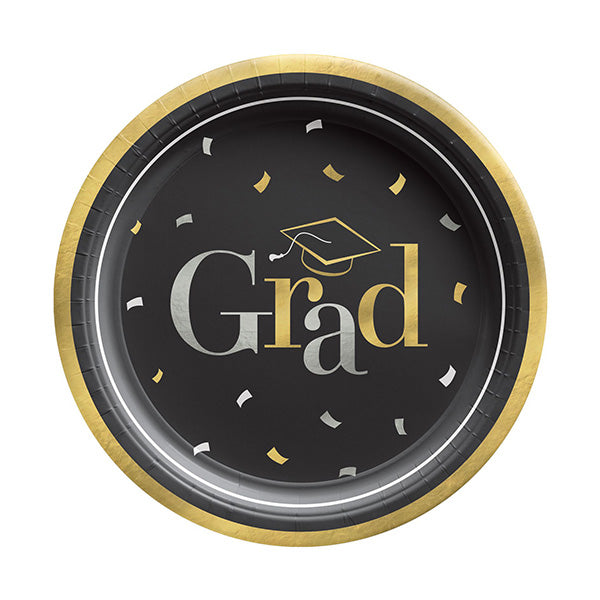 Class Dismissed 7in Round Luncheon Paper Plates 8ct