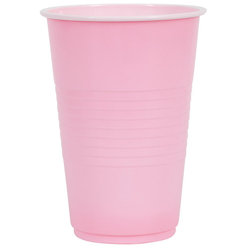 Lovely Pink 16oz Plastic Cups 50ct