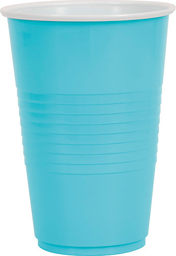 Teal 16oz Plastic Cups 50ct