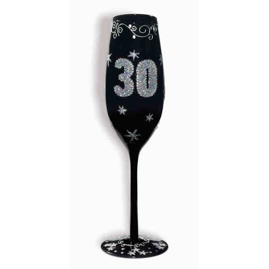 30th Birthday Champagne Flute