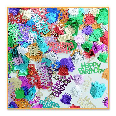 Happy Birthday Foil Confetti Mix