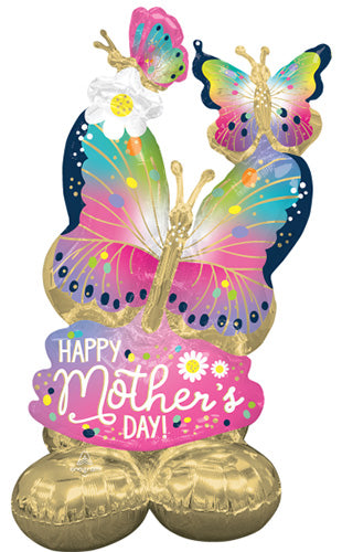Mother's Day Vibrant Flutters 28in Airlooz Balloon
