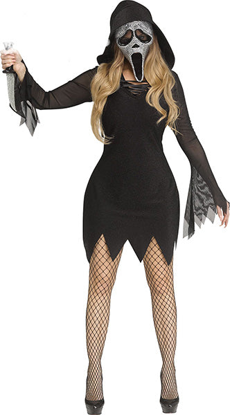 Ghost Face Deluxe Bling Adult Costume