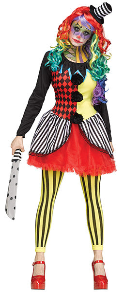 Freak Show Clown Adult Costume
