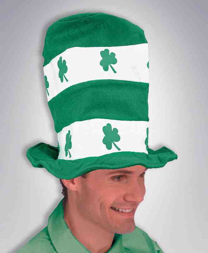 St. Pat's Shamrock Stove Pipe Hat.