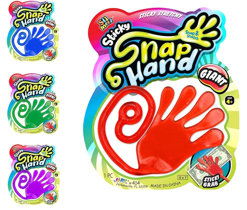 Giant Sticky Stretchy Snap Hand 1ct