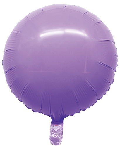 Lavender Round Shape 18in Mylar Balloon