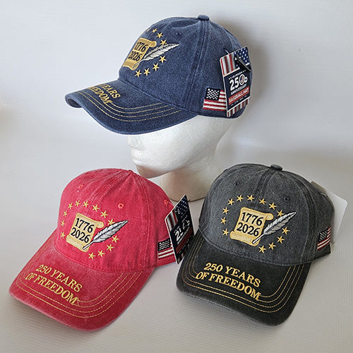 250th USA Anniversary "1176-2026 Quill" Baseball Cap