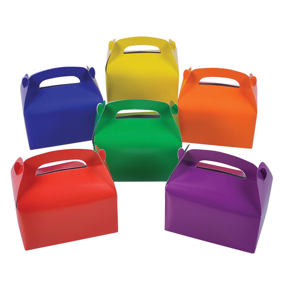 Solid Color 6.25in Treat Boxes 12ct