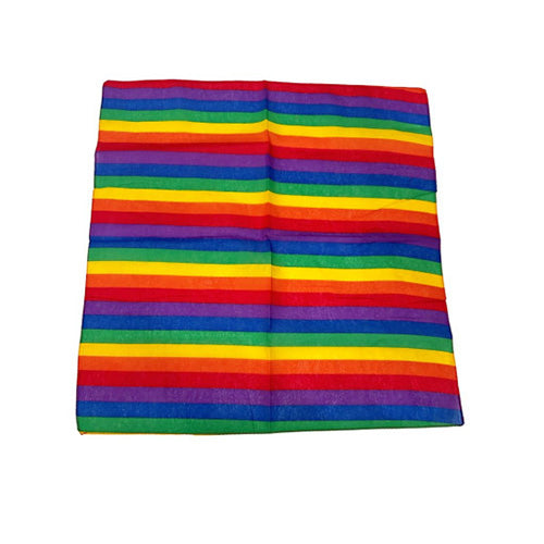 Bandana Paisley Rainbow 20 x 20in