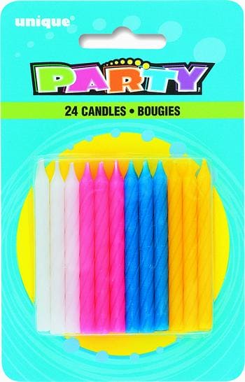 Multi-color Twist Candles