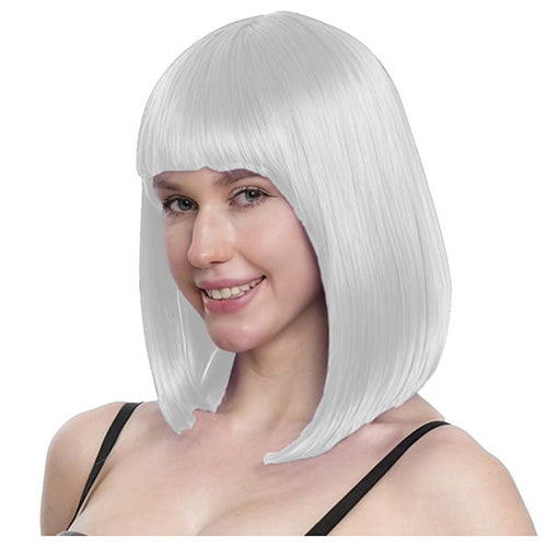 Long Bob Wig White
