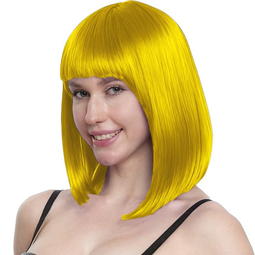 Long Bob Wig Yellow