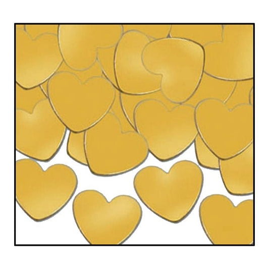 Fanci-Fetti Gold Heart Confetti 1oz