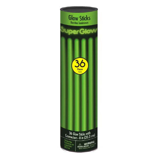 Glow Stick 8in Tube - Green 36ct