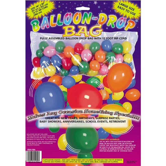 Balloon Drop Bag 36in x  80in