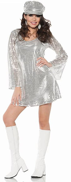 Stylin' 70's Silver Shimmer Costume