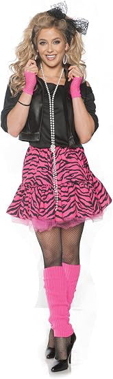 Rockin' the 80's Valley Girl Pink Adult Costume