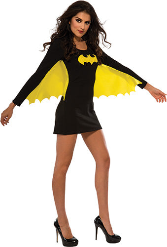 Batgirl Adult Costume Dress With Wings