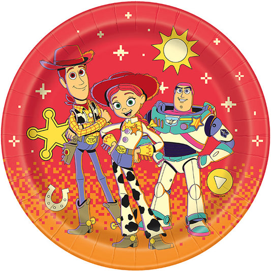 Toy Story 5 Round 9in Dinner Paper Plates 8ct