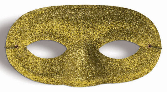 Eye Mask Glittered Gold