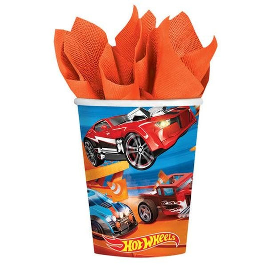 Hot Wheels Wild Racer Paper Cups 9oz