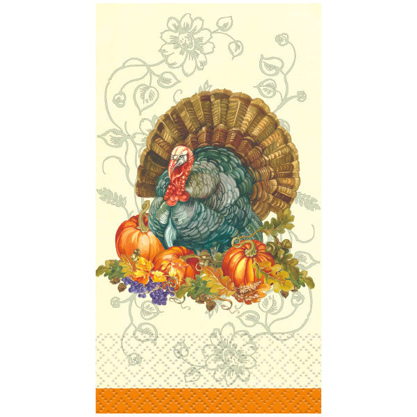 Traditional Thanksgiving Paper Guest Towels 16ct