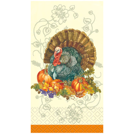 Traditional Thanksgiving Paper Guest Towels 16ct