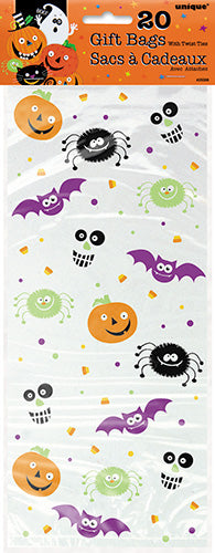 Spooky Smiles Cellophane Bags  20ct