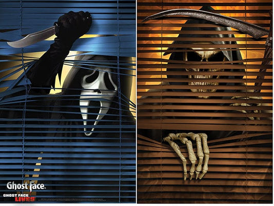 Ghost Face OR Reaper Window Creeper 36in