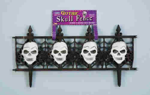 Gothic Skull Fence (2pc Pack)