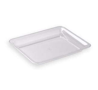Rectangular Clear Catering Tray 10" x 14"
